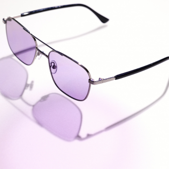 Grape tinted lens