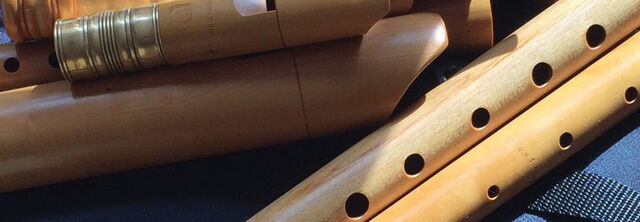 A collection of wooden recorders and instrument pieces for the National Road Scholar Recorder and Early Music Workshop in Carmel Valley, California.