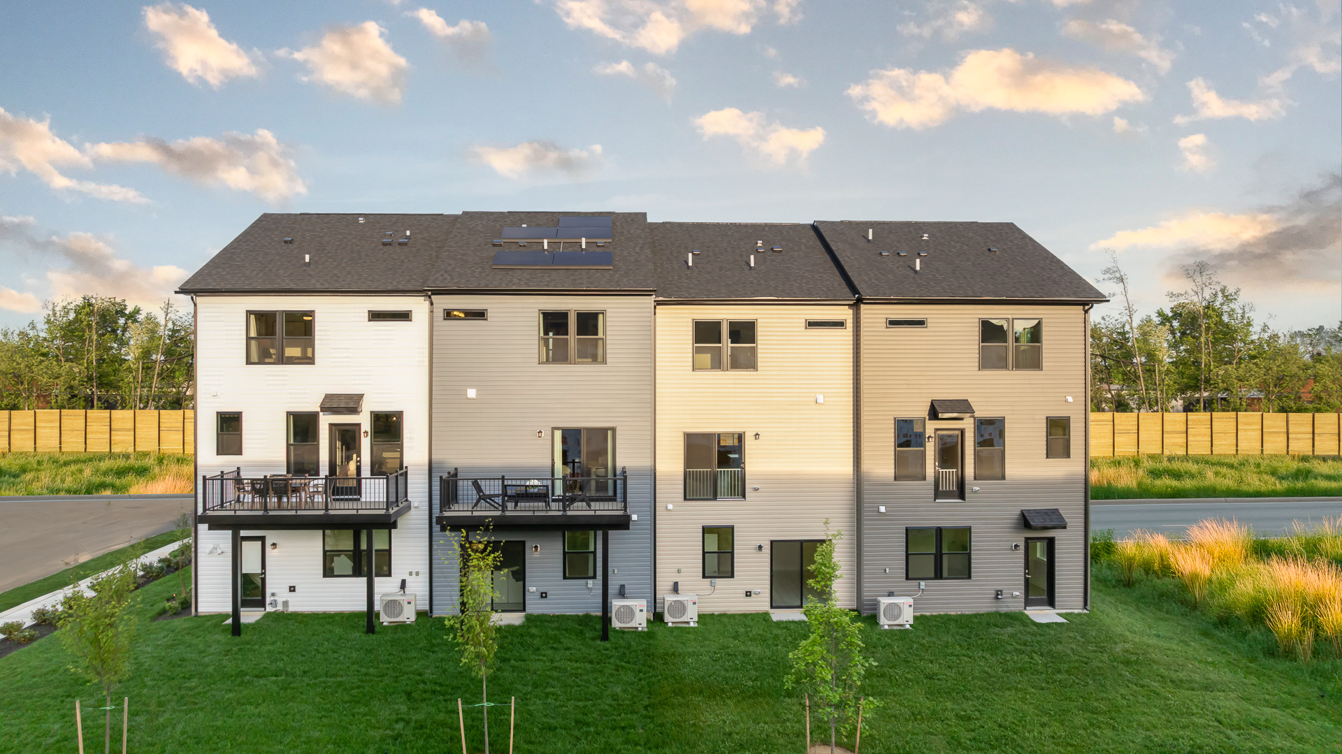 Townhome Rear Exteriors