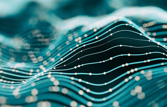 Abstract Techology Data Digital Wave