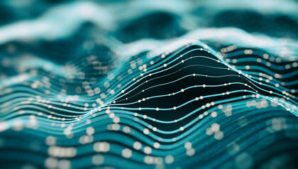 Abstract Techology Data Digital Wave
