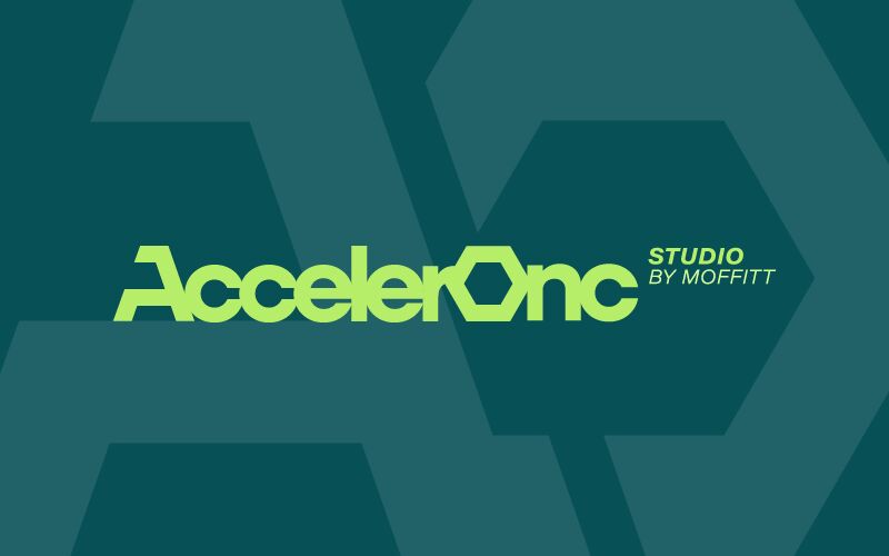 graphic of AccelerOnc logo