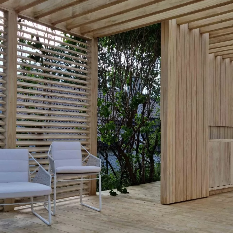 Accoya modified wood exterior cladding application