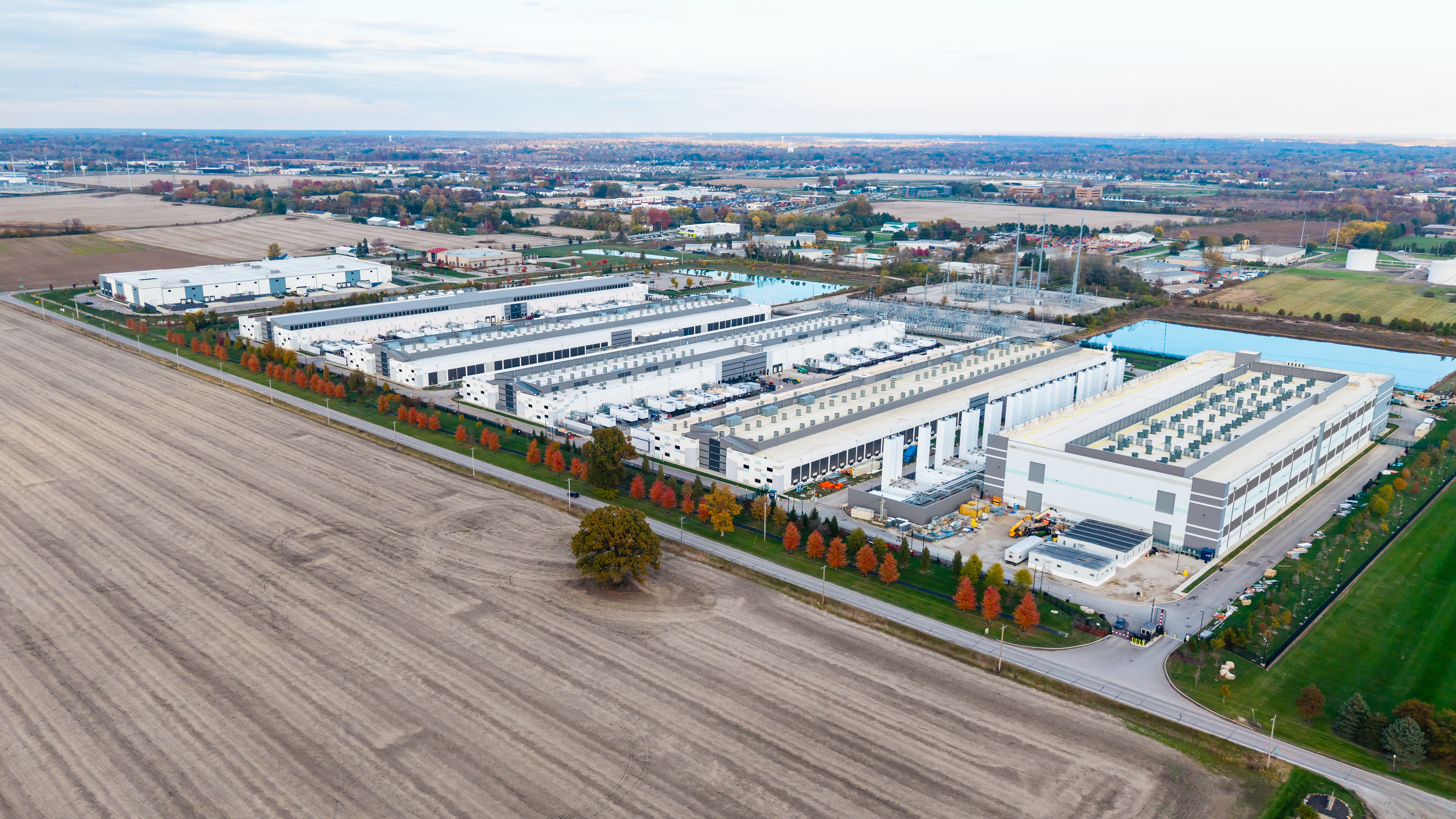 A data centre under construction in the United States.