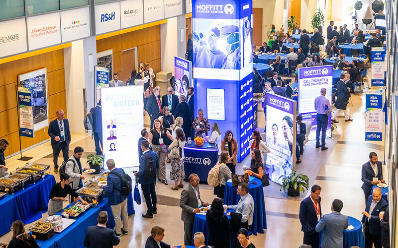 Moffitt extends its reach each year through the Business of Biotech conference, which attracts over 400 biotech executives, entrepreneurs, venture capitalists, angel investors and researchers to meet and collaborate on innovations.