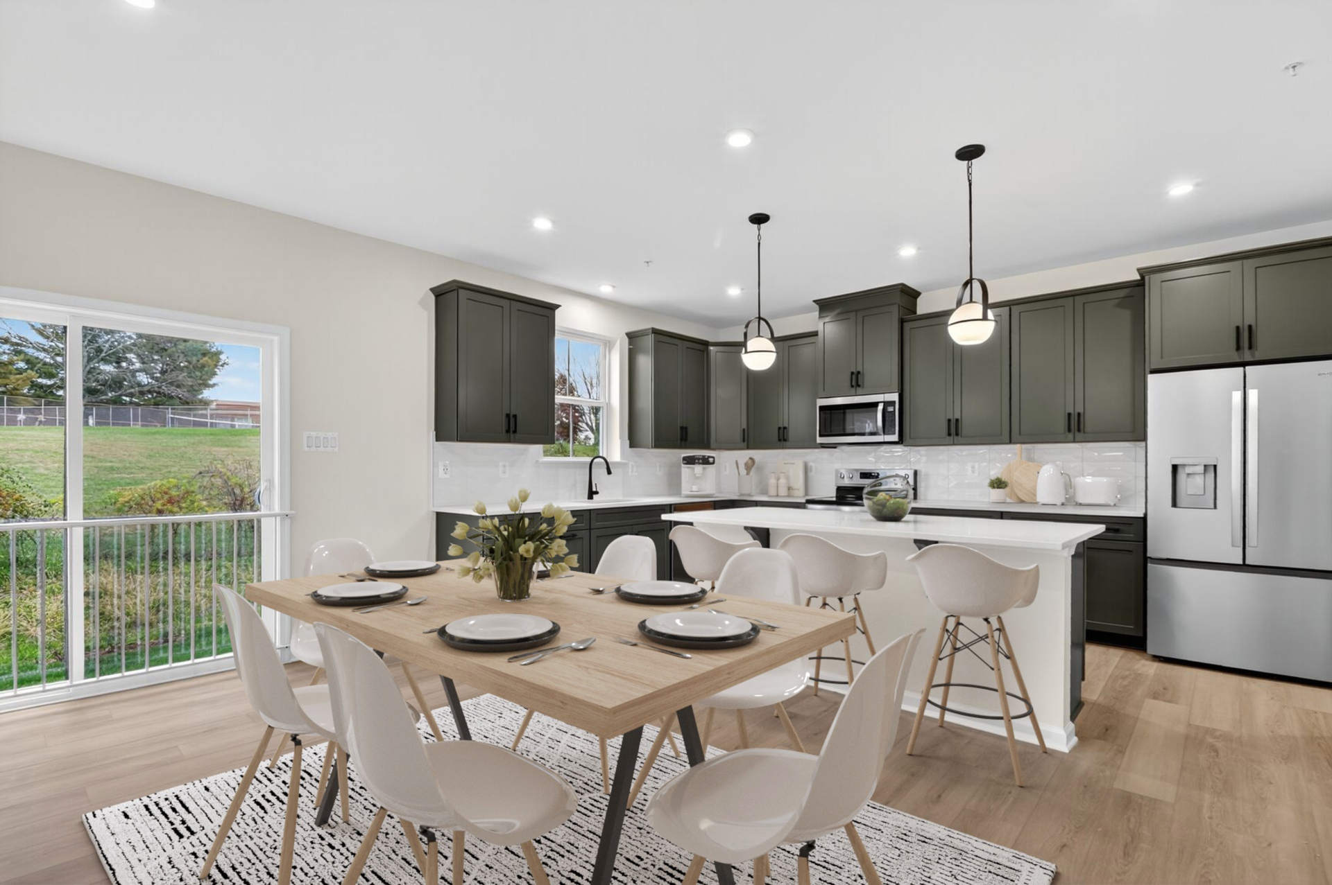 Bayberry Dining Area and Kitchen