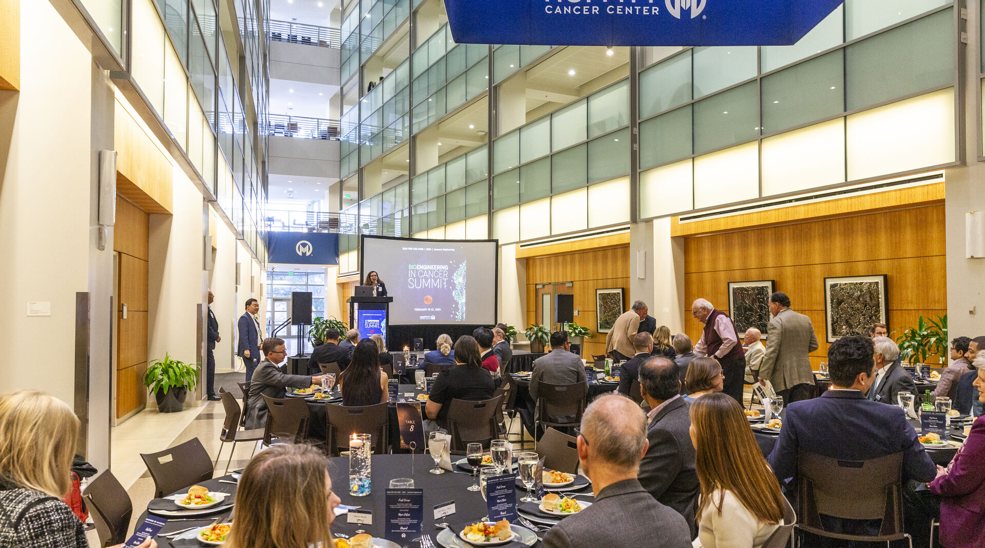 Attendees at the BioEngineering at Moffitt annual cancer summit