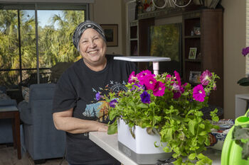 Laurie Seligman hopes her donation will provide insight into non-small cell lung cancer and KRAS gene mutations.