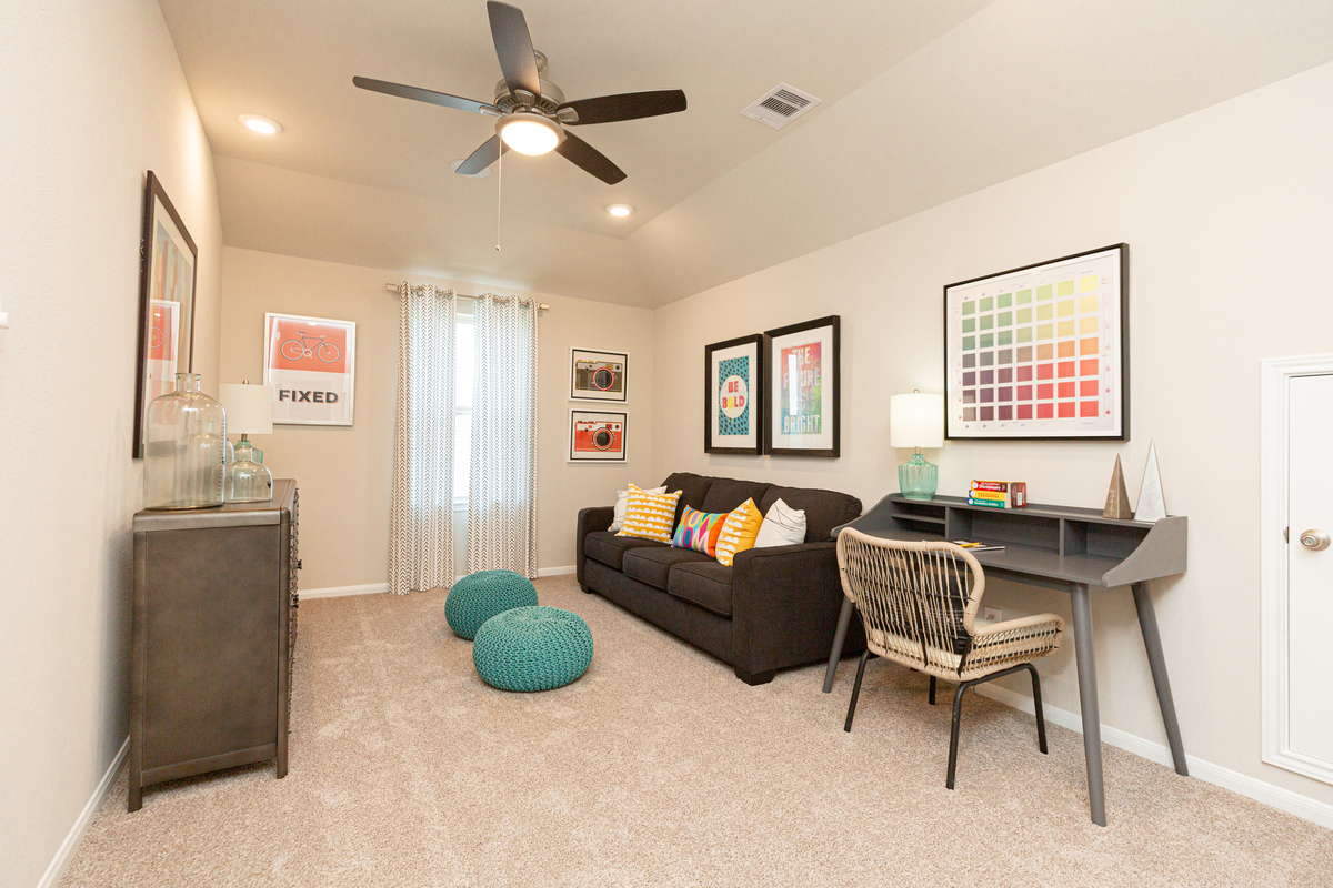loft with carpet