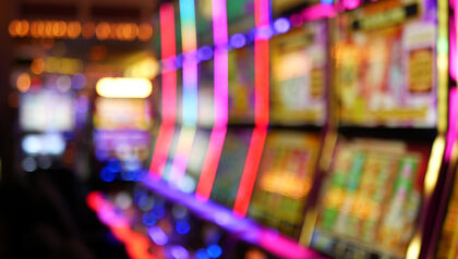 Casino Gambling Slot Machines Blur