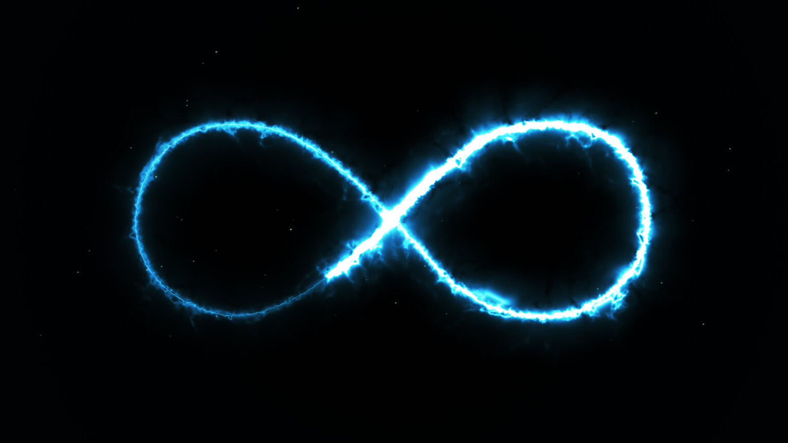 Abstract image of an infinity symbol.