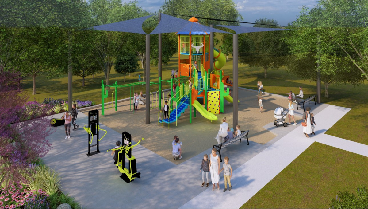 rendering of future playground