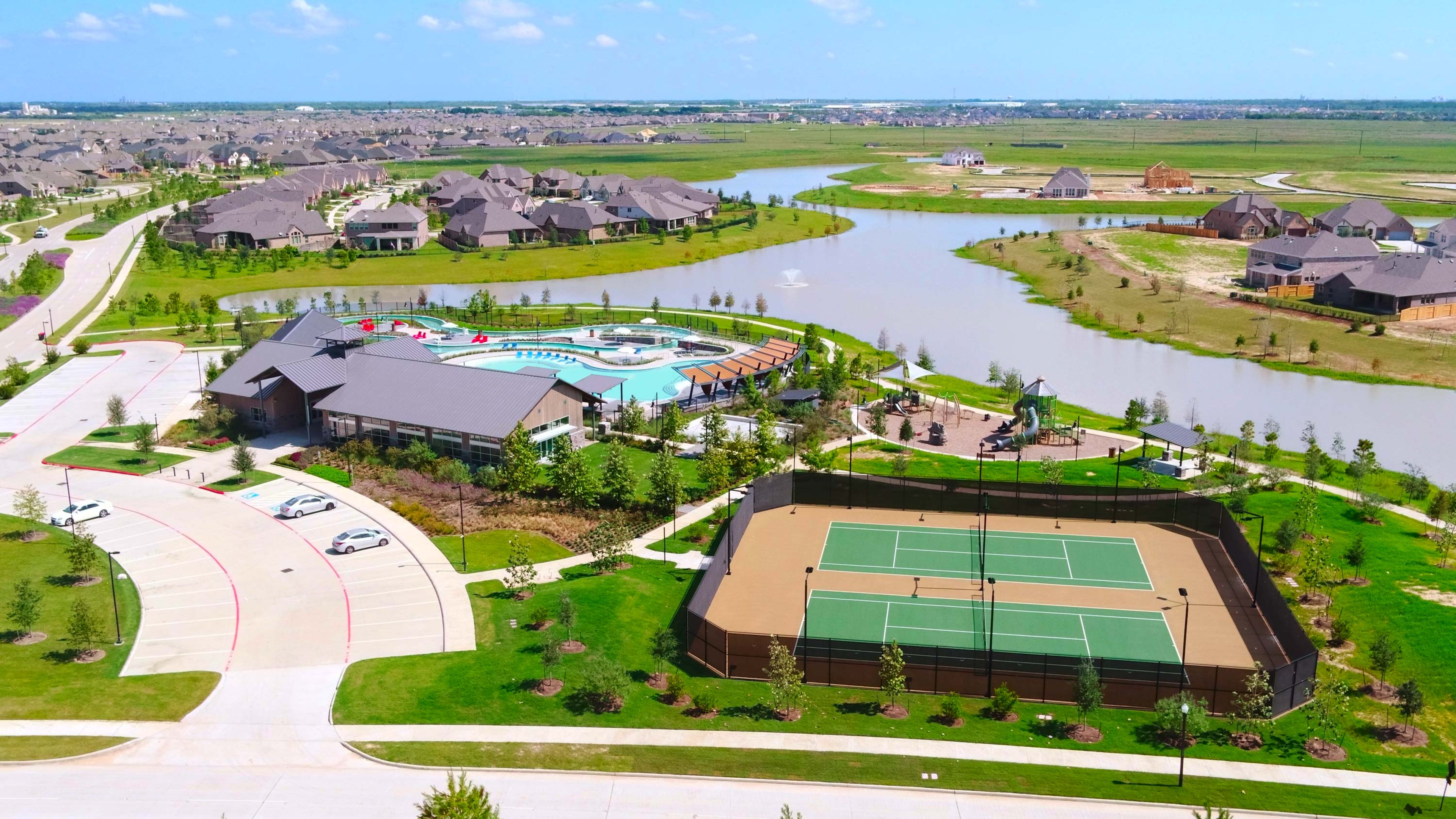 Community Tennis Court & Pool 