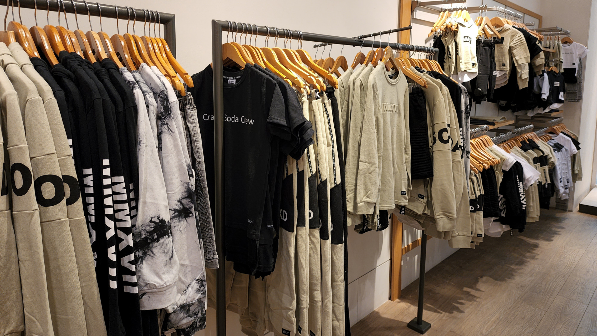 rack of clothes