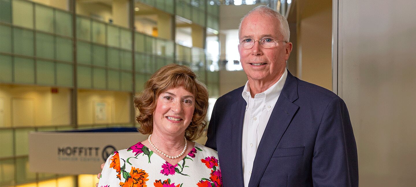 Doreen and Richard Dimmitt’s gift will provide funding for nursing education, training programs and technology at Moffitt.