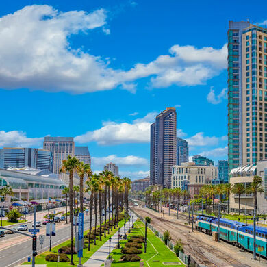 San Diego downtown cityscape