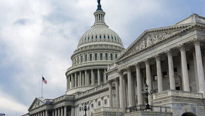 Side view of the U.S. Capitol building