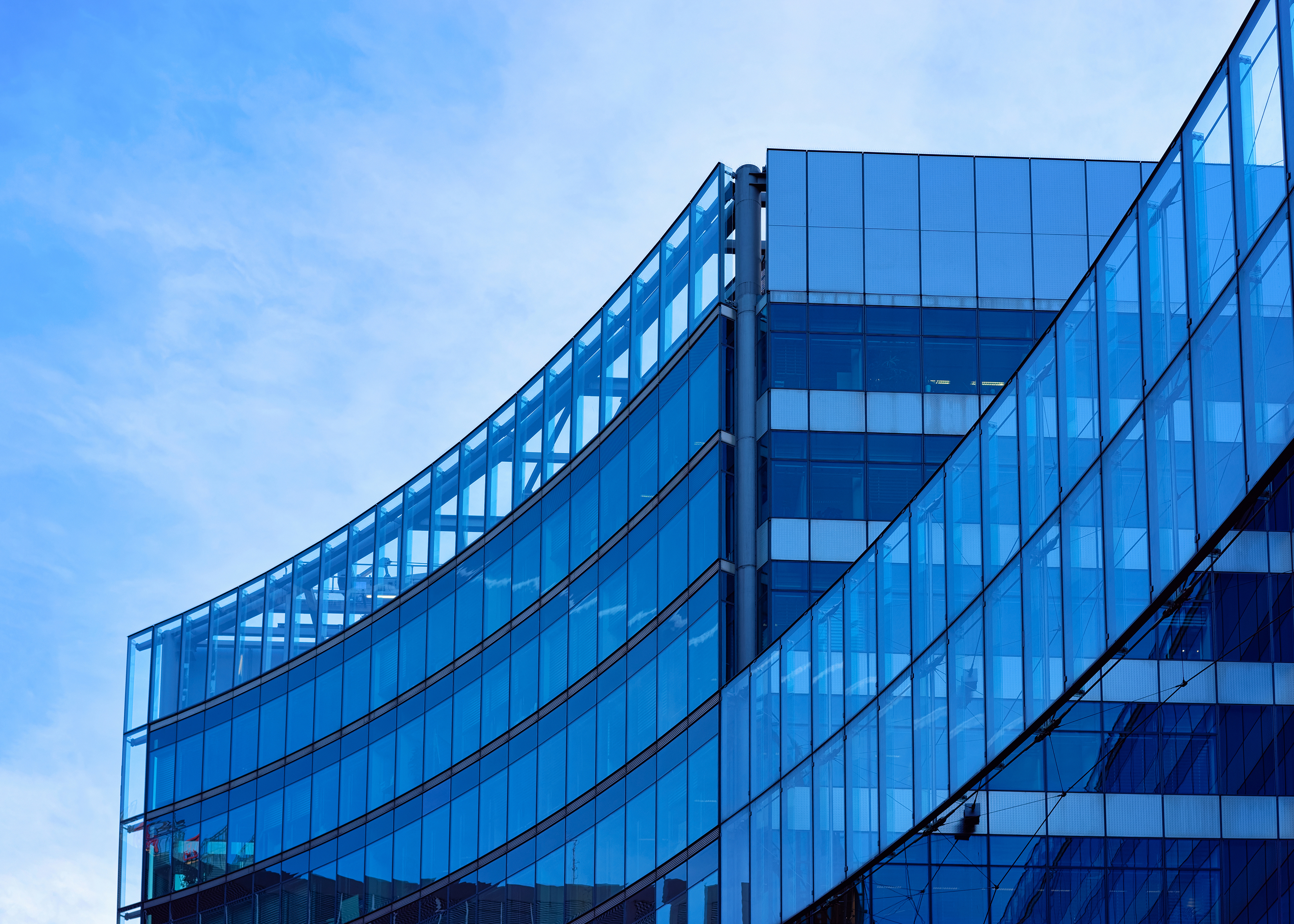 Fancy glass building