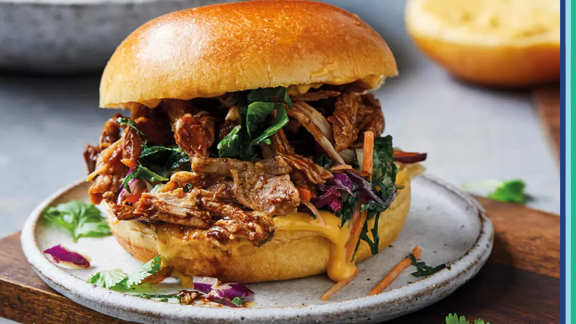 Pulled Pork Burgers Hero