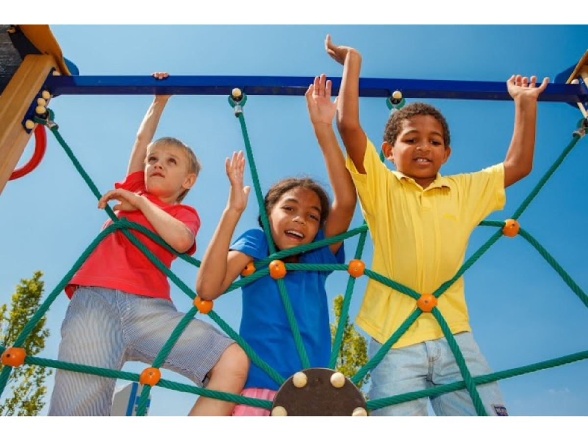 kids on playground