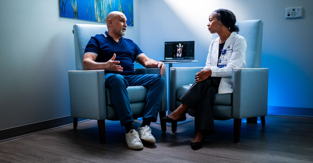 Patient with Dr. Lindsay Gardner