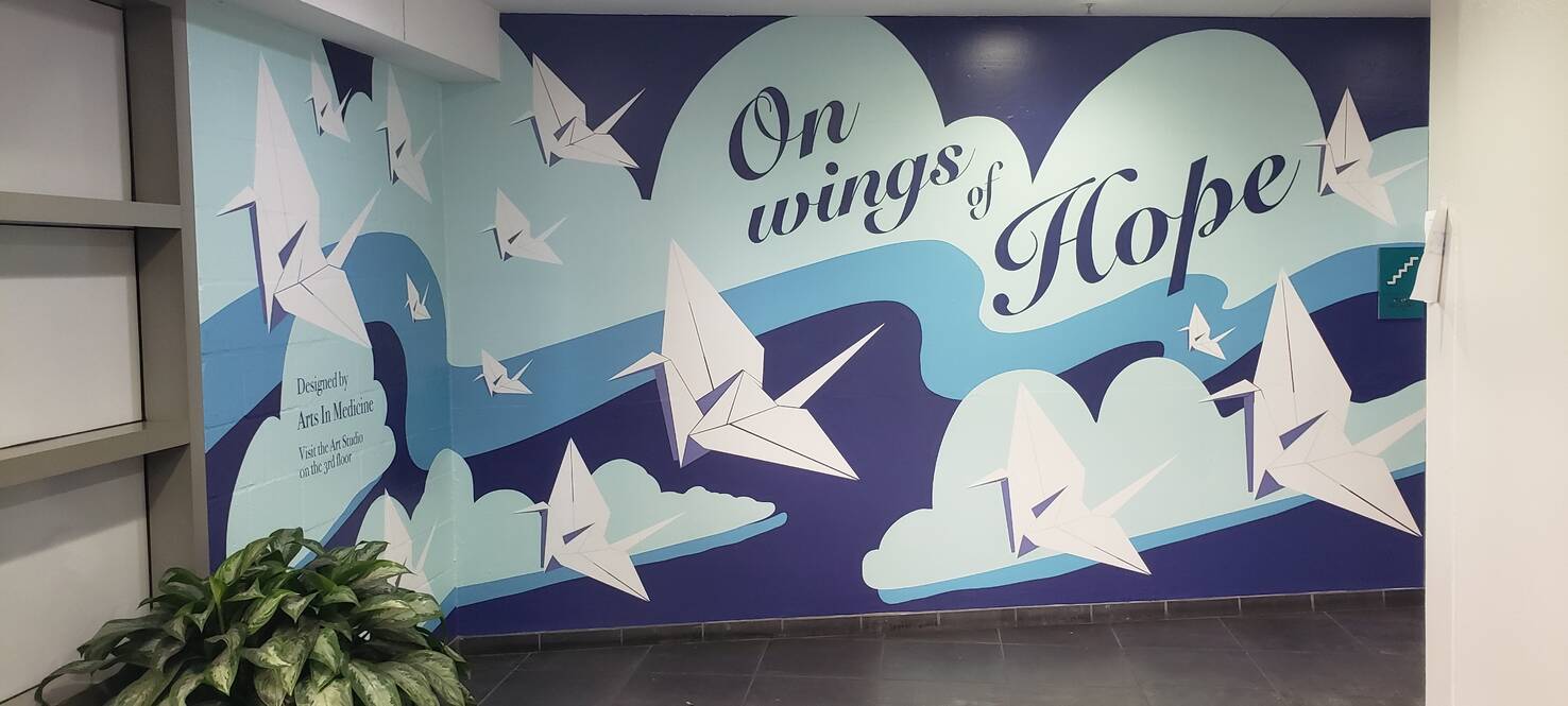 Gold Garage AIM Mural