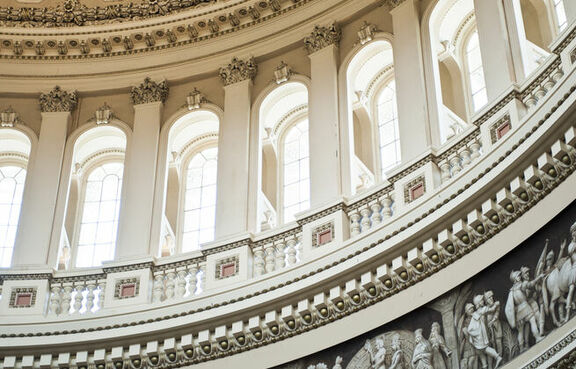 Capitol building ceiling