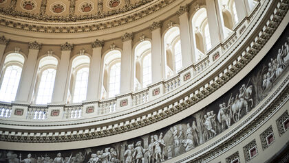 Capitol building ceiling