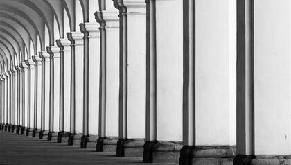 Government Hall Columns Outside