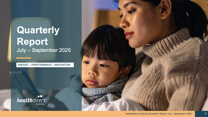 Quarterly Report July–September 2025 PDF cover