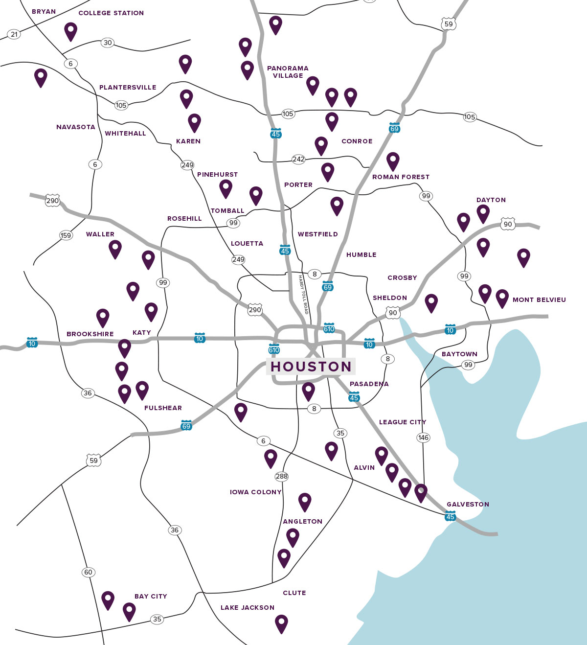 Houston Map