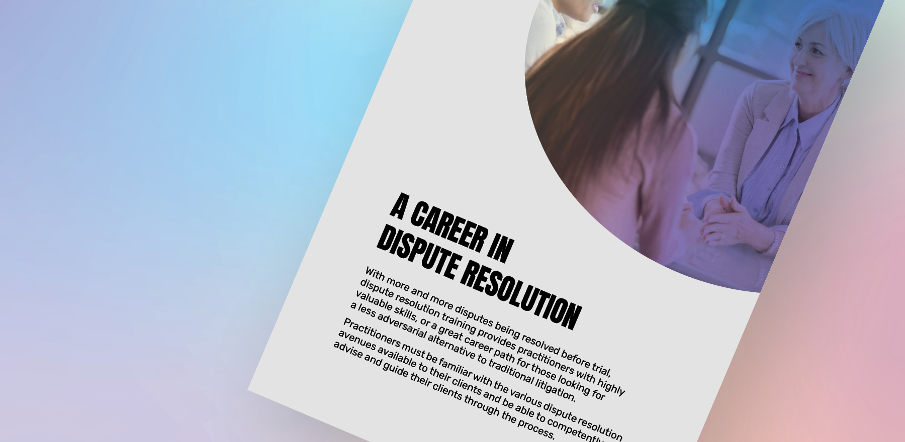 Your Guide to a Career in Mediation and Dispute Resolution