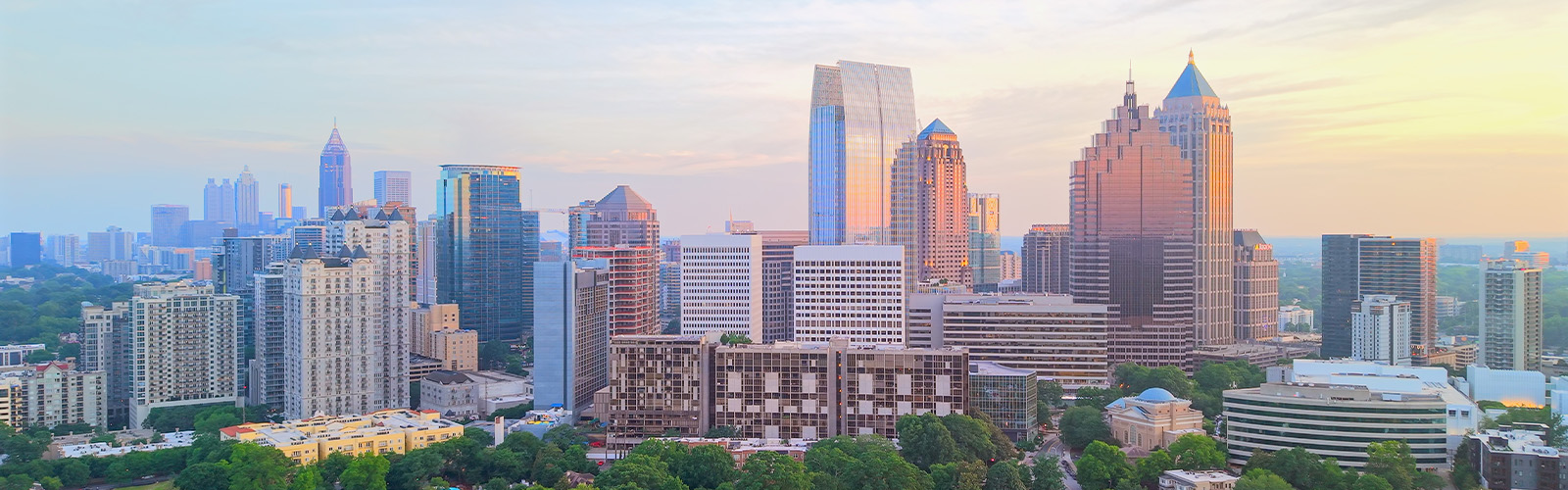 A view of a Georgia skyline