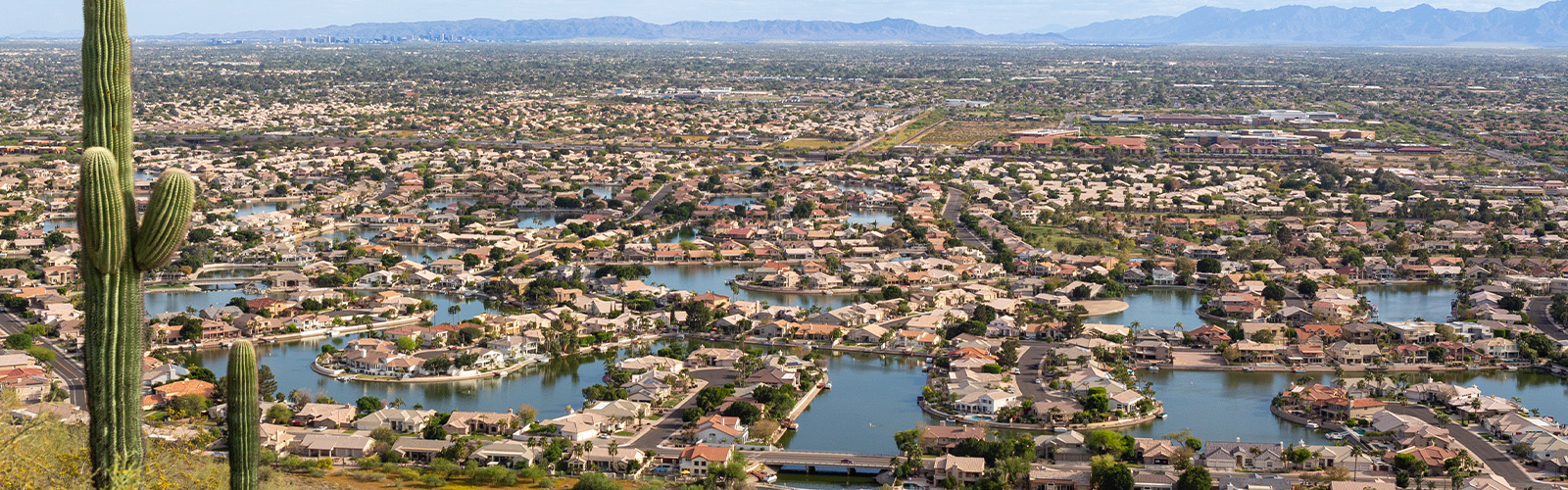 View of city in Arizona.