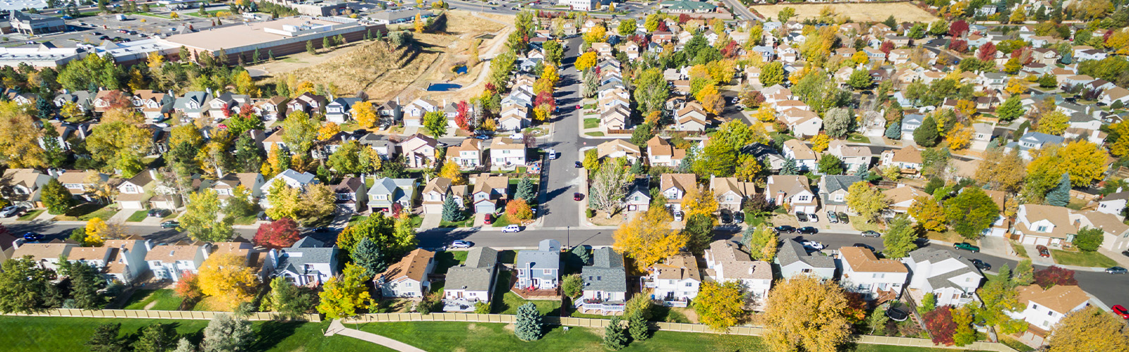 View of city in Colorado.