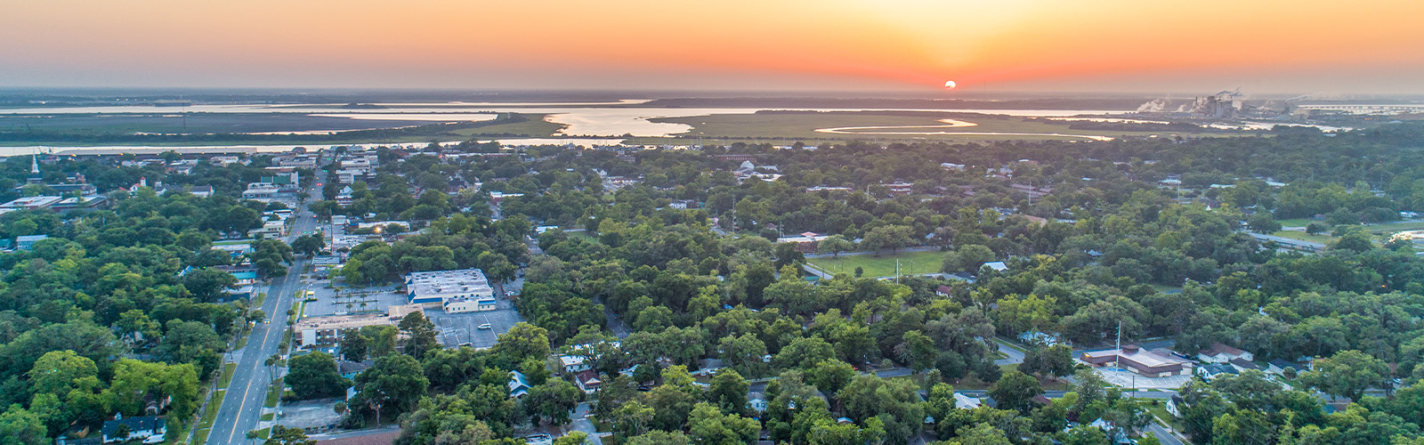 View of city in Georgia.