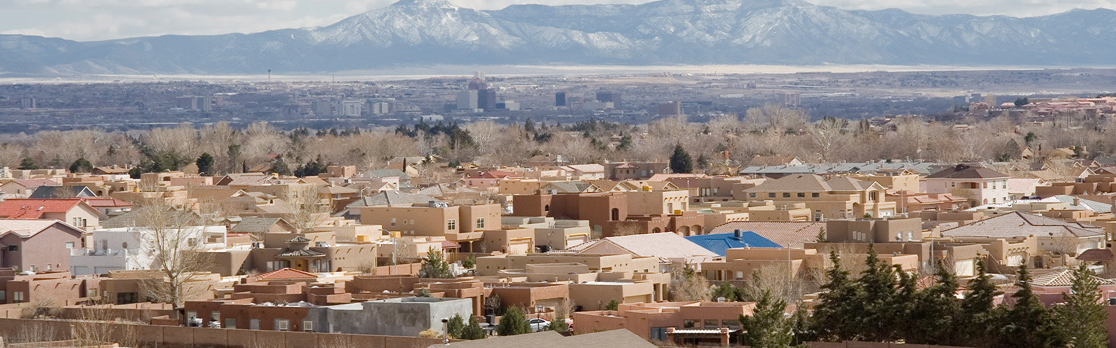 View of city in New Mexico.