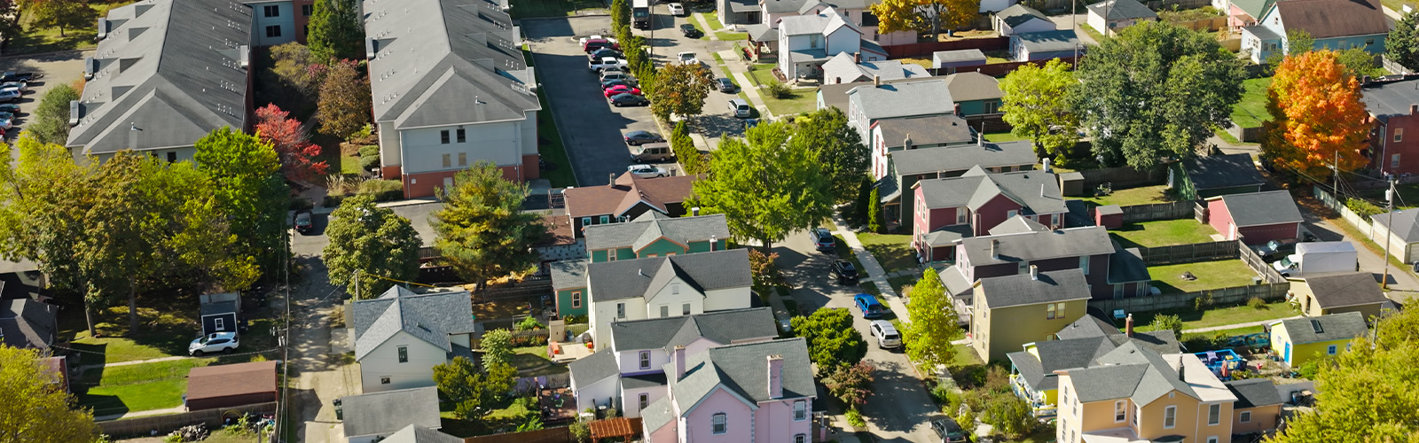View of city in Ohio.