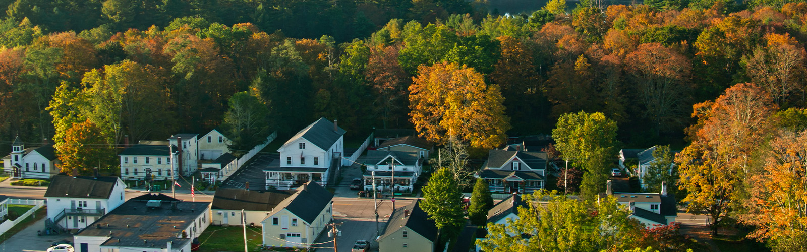 View of city in Rhode Island.