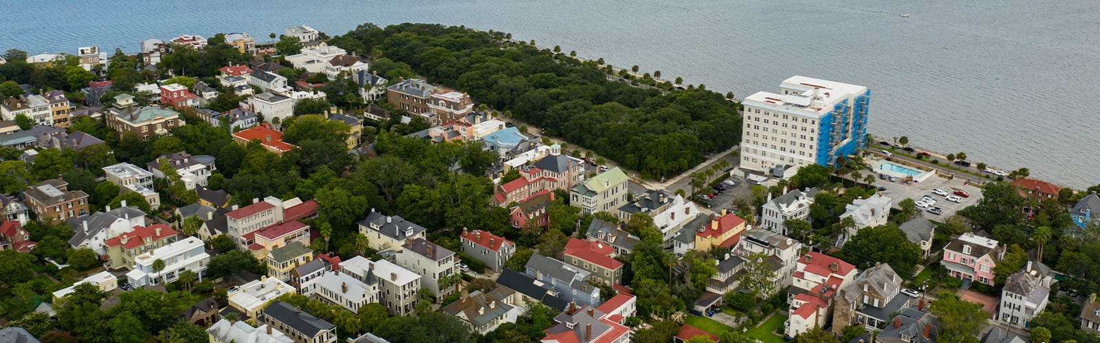View of city in South Carolina.