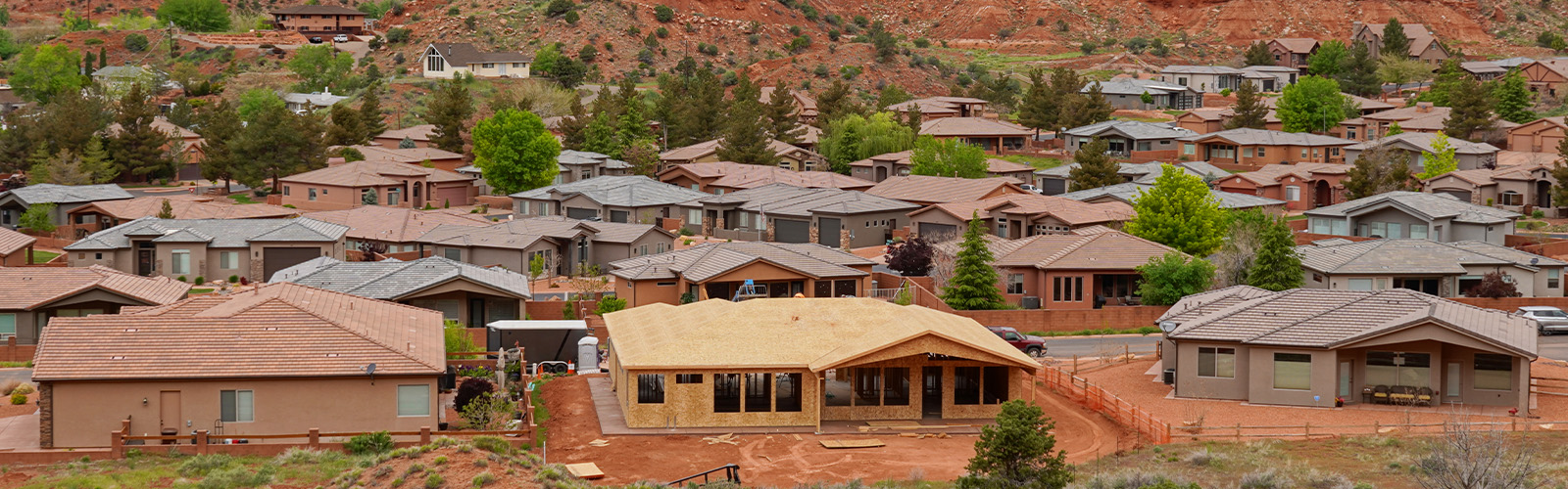 View of city in Utah