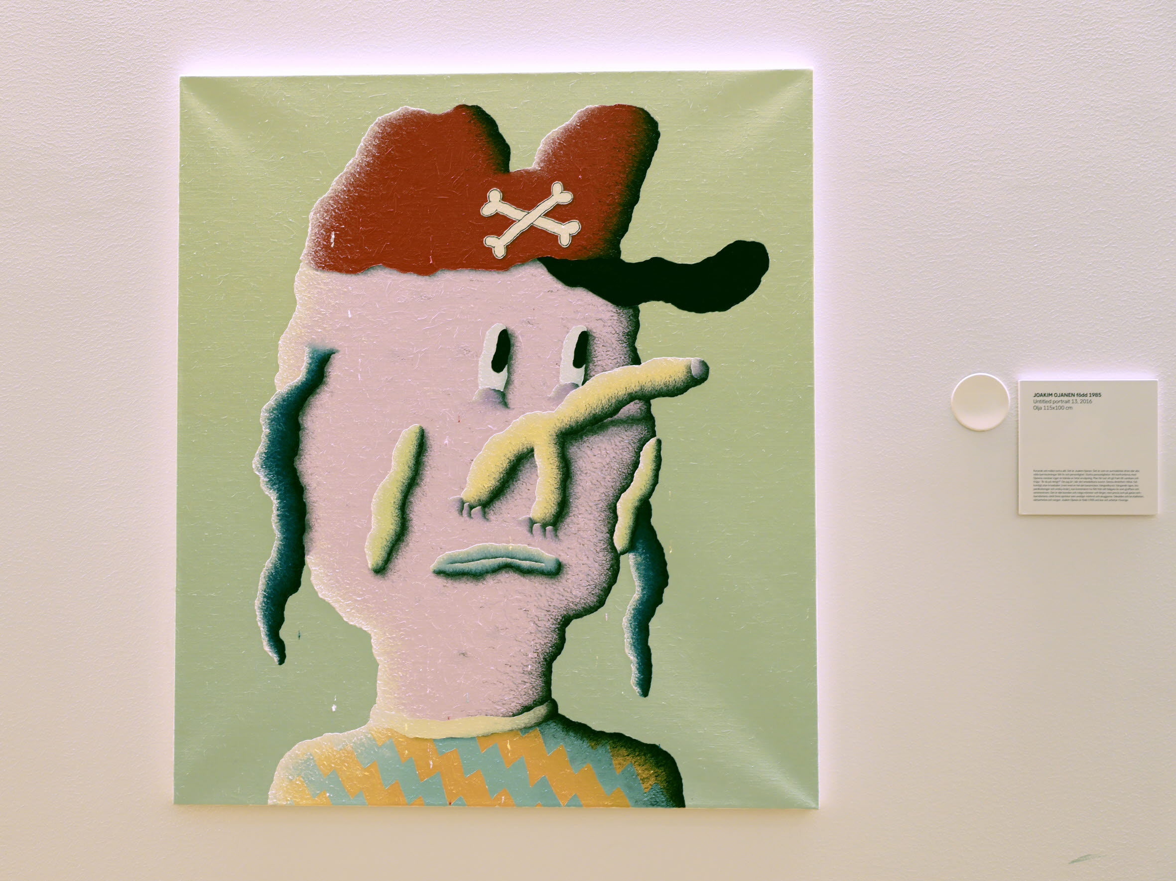 Joakim Ojanen, "Untitled portraits 13", Oil painting.