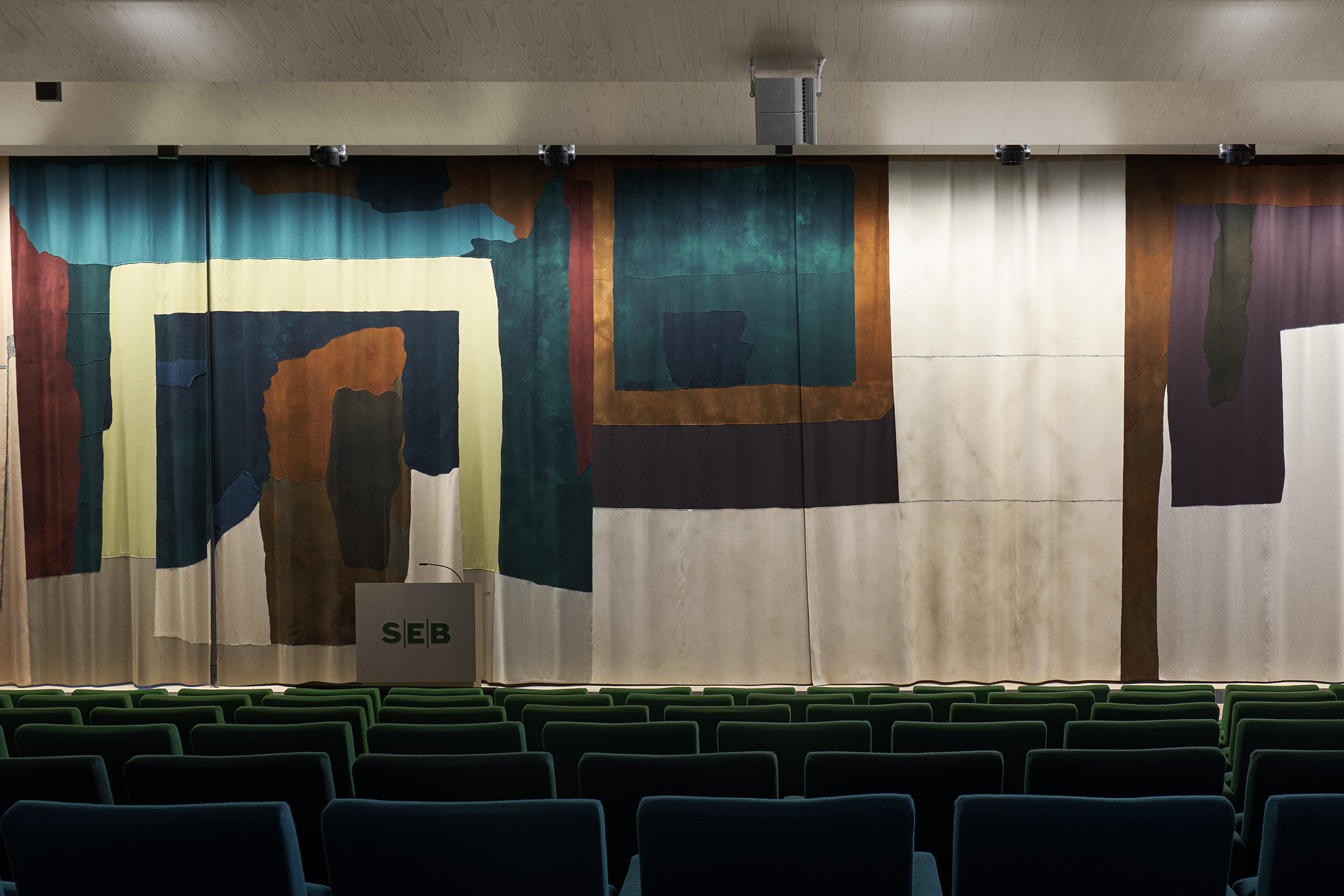 Jockum Nordström's ninety square meter drapery in wool