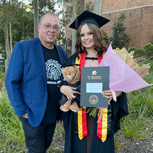 Kyiesha Faulkner with family member