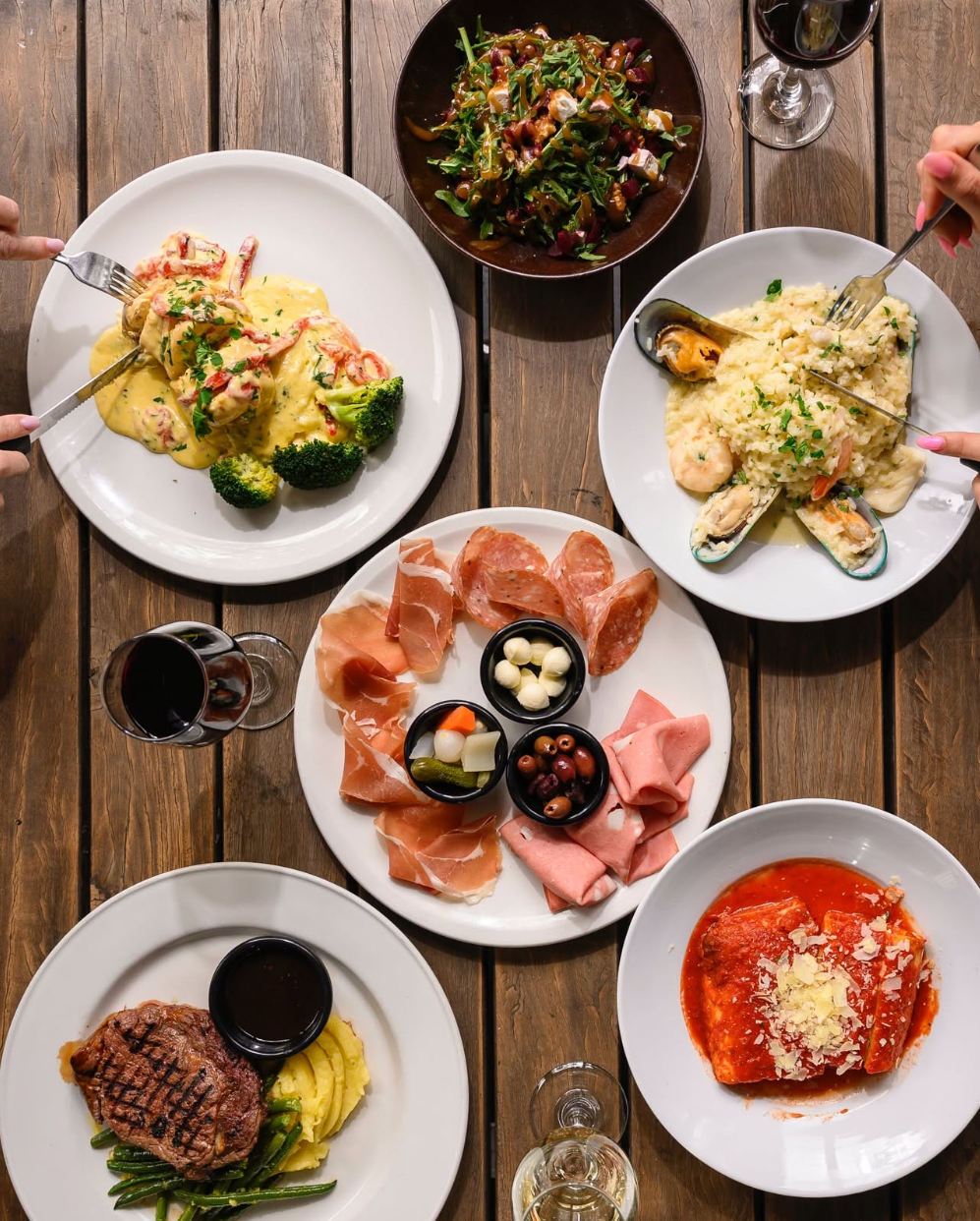 La Famiglia spring dining at Pacific Epping