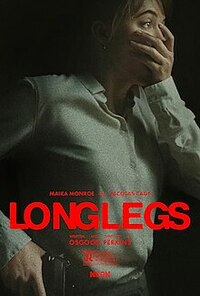 'Long Legs' New horror movie poster