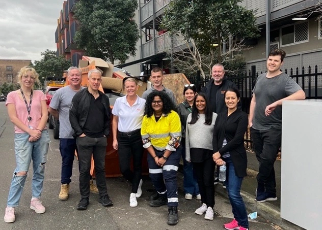 Mission Australia volunteers