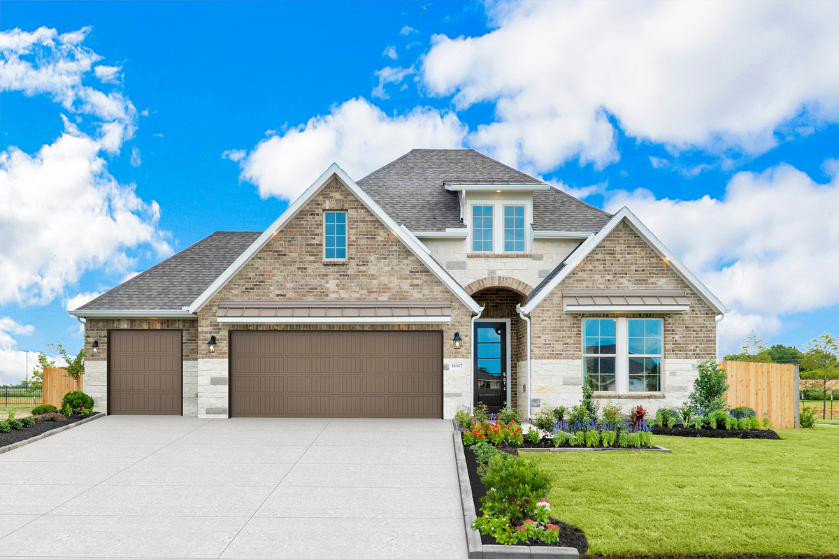 exterior with stone and brick 