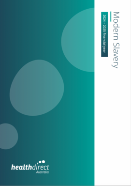 Modern Slavery Statement 2024-2025 PDF cover