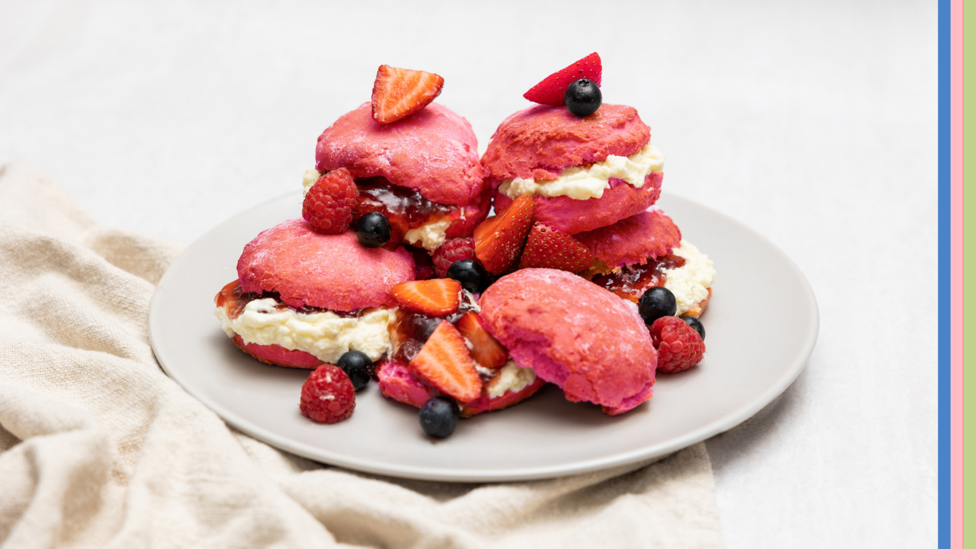 Mothers Day Recipe, Pink Lemonade Scones